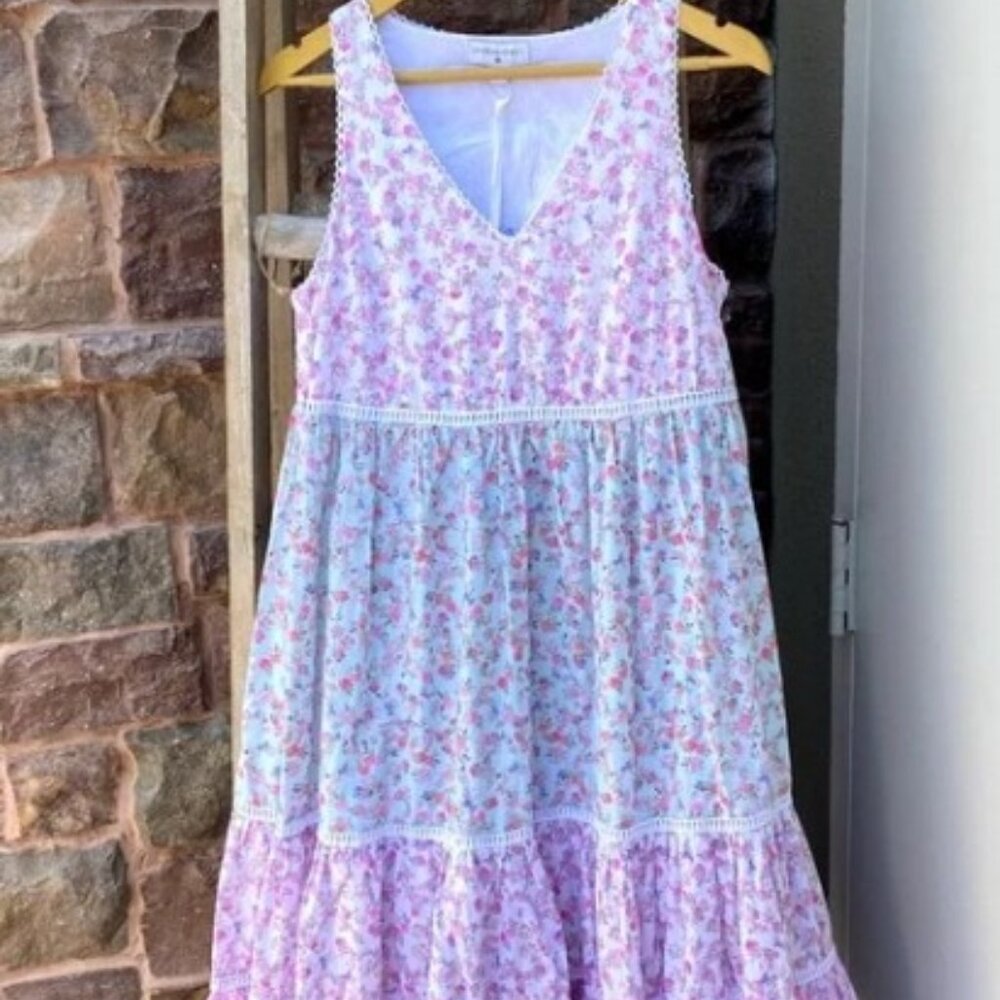 LoveShackFancy X Camille Pocketed Babydoll Dress Women’s Size XL